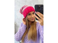 Dámská čepice Feba K330 pink neon 2