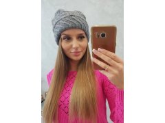 Dámská čepice Dagmara K332 tmavě šedá 1