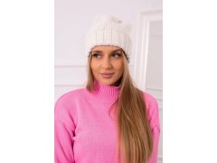 Dámská čepice Danuta K331 light ecru 2