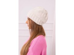 Dámská čepice Danuta K331 light ecru 3