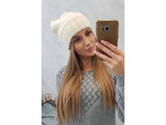 Dámská čepice Danuta K331 dark ecru 1