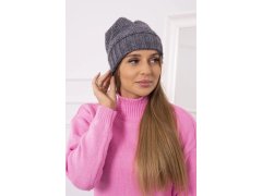 Dámská čepice Danuta K331 tmavě šedá 2