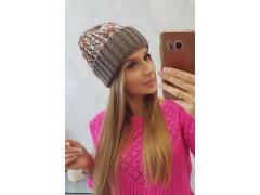 Dámská čepice Iris K348 cappuccino 2