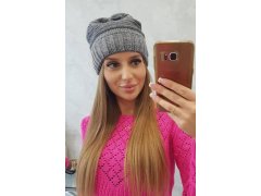 Dámská čepice Elora K336 tmavě šedá 2