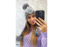 Dámská klapka na uši Eunika K322 graphite 3