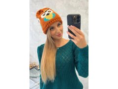 Dámská čepice Ofelia K349 červená 3
