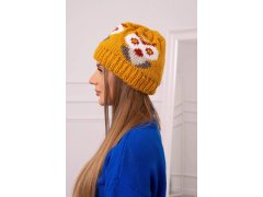 Dámská čepice Ofelia K349 mustard 1