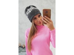 Dámská čepice Kira K374 tmavě šedá 3