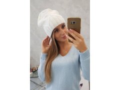 Dámská čepice Liliana K375 bílá 3