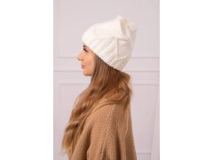 Dámská čepice Liliana K375 ecru 1