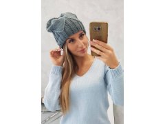 Dámská čepice Liliana K375 tmavě šedá 3