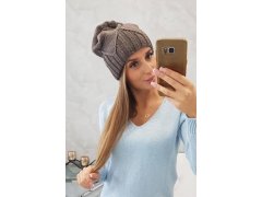 Dámská čepice Liliana K375 cappuccino 3