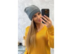 Dámská čepice Amira K359 tmavě šedá 3