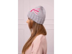 Dámská čepice Meghan K410 světle šedá 1