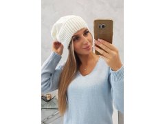 Dámská čepice Ingrid K371 ecru 1