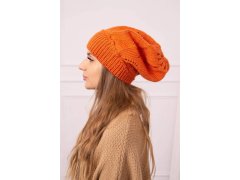 Dámská čepice Ingrid K371 oranžová 2