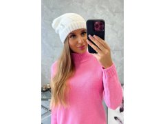 Dámská čepice Klarysa K394 bílá 3