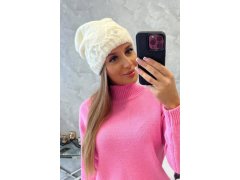 Dámská čepice Ramona K383 ecru 1