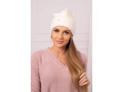 Dámská čepice Ramona K383 ecru 2