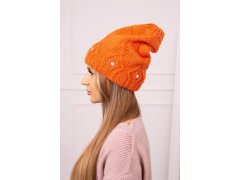 Dámská čepice Ramona K383 oranžová 3