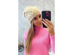 Dámská čepice Ramona K383 světle béžová 3