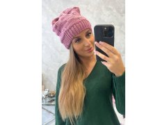 Dámská čepice Nastia K373 tmavě růžová 1