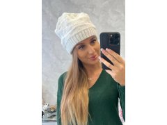 Dámská čepice Nastia K373 bílá 1