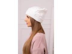 Dámská čepice Nastia K373 bílá 3