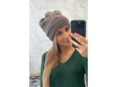 Dámská čepice Nastia K373 mocca 1
