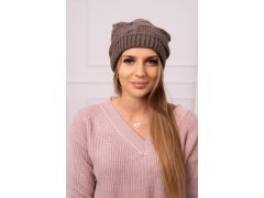 Dámská čepice Nastia K373 mocca 2