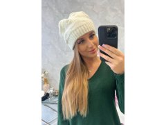 Dámská čepice Nastia K373 ecru 1