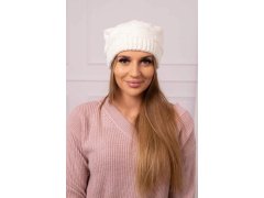 Dámská čepice Nastia K373 ecru 2
