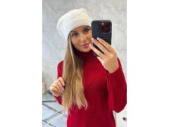 Dámská čepice Neli K392 bílá 1
