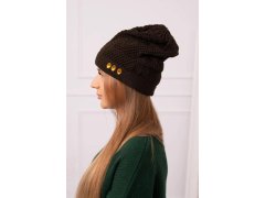 Dámská čepice Maryna K407 hnědá 1