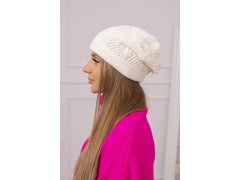 Dámská čepice Uliana K408 light ecru 1