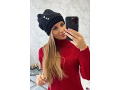 Dámská čepice Larisa K395 černá 3