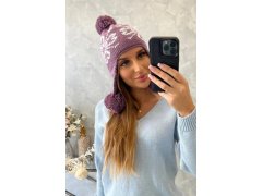 Dámská klapka na uši Balbina K381 fialová 6