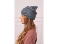 Dámská čepice Lorena K377 tmavě šedá 1