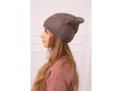 Dámská čepice Lorena K377 mocca 1