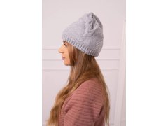 Dámská čepice Lorena K377 světle šedá 1
