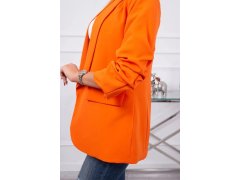 Sako s&nbsp;klopami elegantní oranžové 3