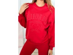 Bavlněná souprava California červený 4