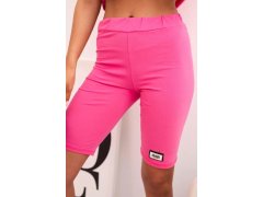 Dámský bavlněný komplet s&nbsp;krátkým rukávem a&nbsp;šortkami růžový 1