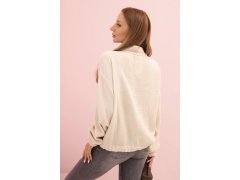 Dámská mušelínová košile s&nbsp;dlouhým rukávem béžová 1