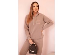 Dámský bavlněný zateplený komplet s&nbsp;potiskem fango 1