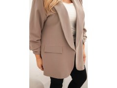 Dámská sako Plus Size elegantní fango 3