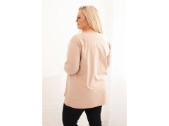 Dámská blůza Plus Size s V výstřihem a dlouhým rukávem fango 2