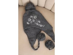 Dámská ušanka Emma K343 denim 2