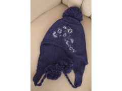 Dámská ušanka Emma K343 denim 2