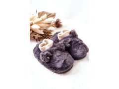 Teplý fleece se švy Tmavě šedá Dessi 2